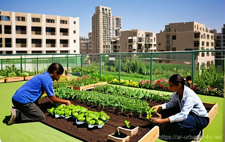 도시 성장관리 정책 - **Prompt:** A bustling yet organized smart city intersection in an Arab metropolis at twilight. Futu...